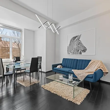 Bright Designer 1br With Balcony & Wifi Apartament *